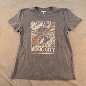 Nashville Music City Maurice's Men's Medium Short Sleeve Gray T-shirt Country